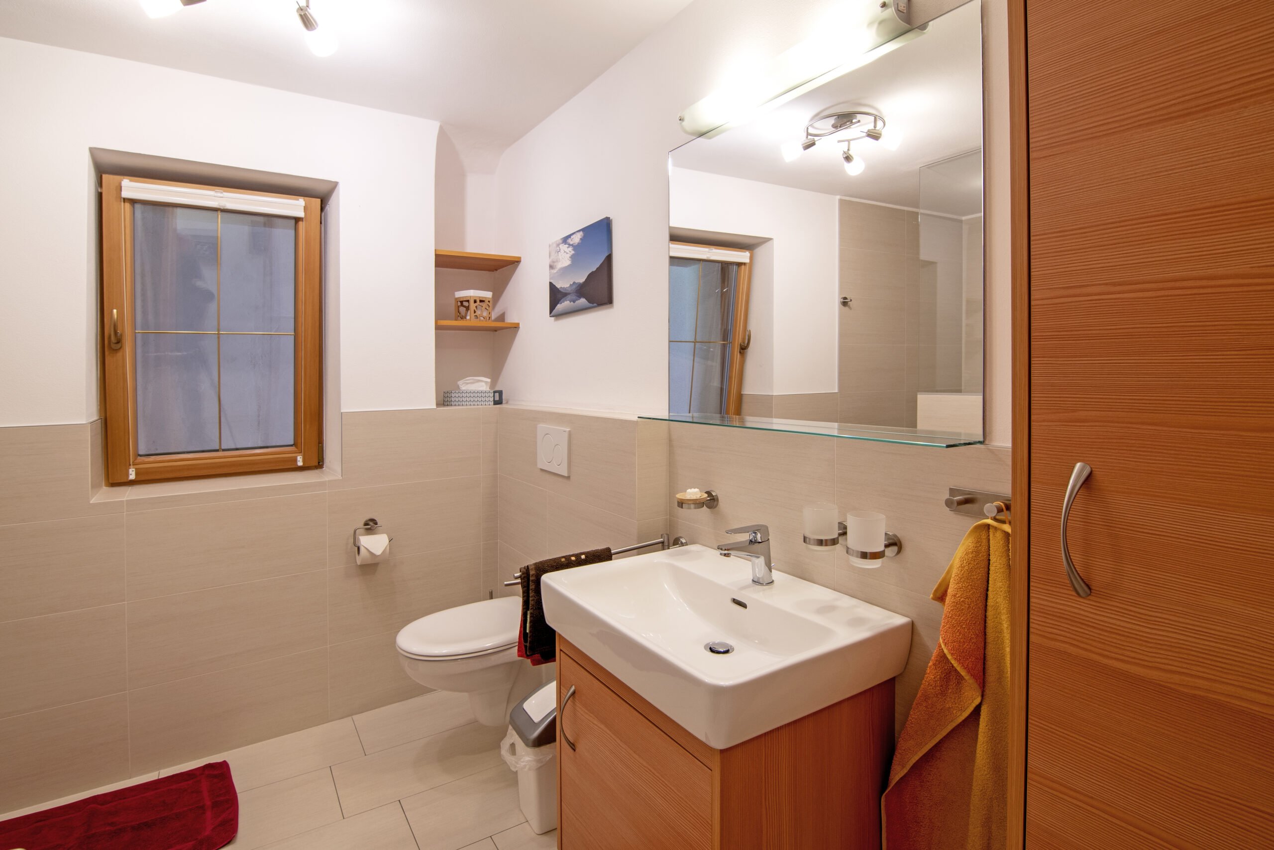 Wiartshof Urlaub auf dem Bauernof Langtaufers Ferienwohnung Heustadl Bad